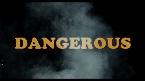 dangerous tsrip|DANGEROUS Trailer (2021) .